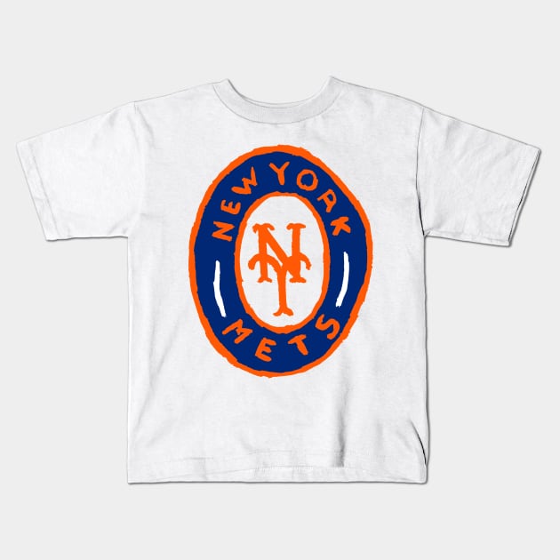 New York Meeeets 08 Kids T-Shirt by Very Simple Graph